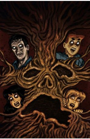 Archie X The Army of Darkness 4P published by Dynamite with cover art by Bill Galvan
