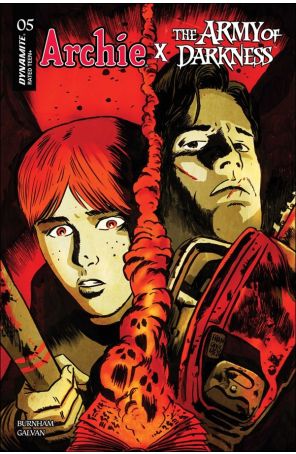 Archie X The Army of Darkness 5A published by Dynamite with cover art by Francesco Francavilla