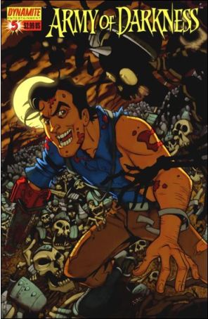 Army of Darkness (Dynamite) 5C published by Dynamite with cover art by Fabio Laguna