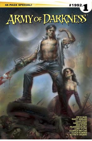 Army of Darkness 1992.1 1 published by Dynamite with cover art by Lucio Parrillo