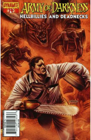 Army of Darkness Hellbillies and Deadnecks 14A published by Dynamite with cover art by Fabiano Neves