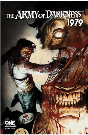 Army of Darkness: 1979 1A published by Dynamite with cover art by Jason Shawn Alexander