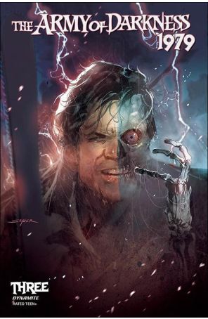 Army of Darkness: 1979 3D published by Dynamite with cover art by Stuart Sayger