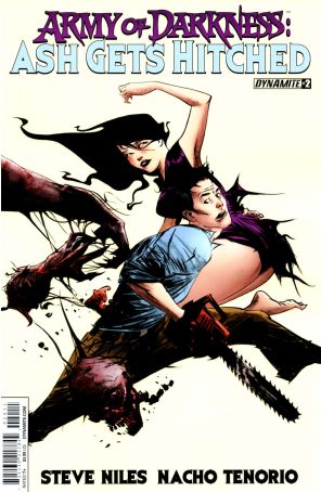 Army of Darkness: Ash Gets Hitched 2 published by Dynamite with cover art by Jae Lee