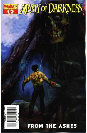 Army of Darkness: From the Ashes 4A published by Dynamite with cover art by Arthur Suydam