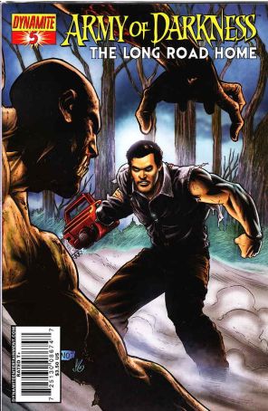 Army of Darkness: The Long Road Home 5B published by Dynamite with cover art by Fabiano Neves