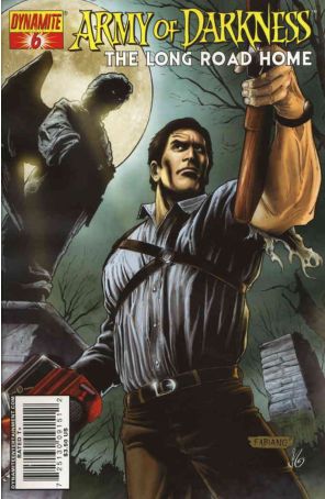 Army of Darkness: The Long Road Home 6A published by Dynamite with cover art by Fabiano Neves