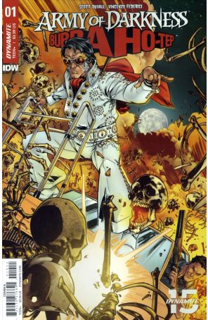 Army of Darkness/Bubba Ho-Tep 1A published by Dynamite with cover art by Carlos E. Gomez