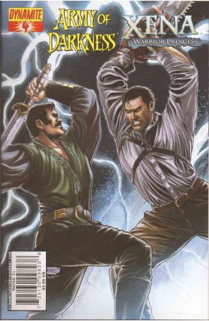 Army of Darkness/Xena 4B published by Dynamite with cover art by Fabiano Neves