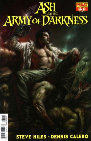 Ash and the Army of Darkness (Vol. 1) 5 published by Dynamite with cover art by Lucio Parrillo