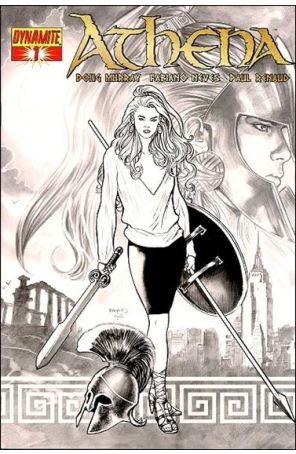 Athena (Dynamite) 1F published by Dynamite with cover art by Paul Renaud