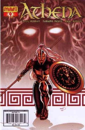 Athena (Dynamite) 4A published by Dynamite with cover art by Paul Renaud