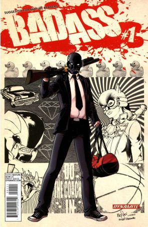 Bad Ass 1 published by Dynamite with cover art by Bruno Bessadi