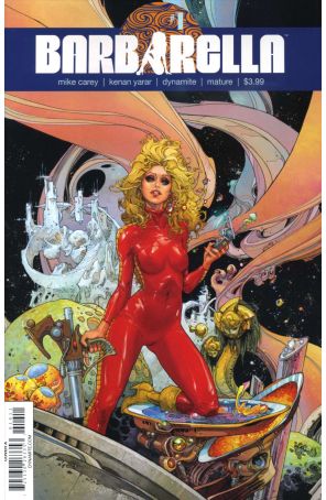 Barbarella (Dynamite) 1A published by Dynamite with cover art by Kenneth Rocafort