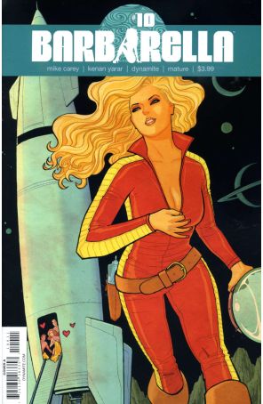 Barbarella (Dynamite) 10A published by Dynamite with cover art by Cliff Chiang