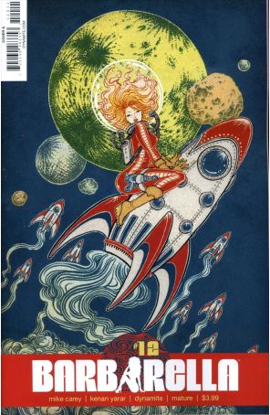 Barbarella (Dynamite) 12A published by Dynamite with cover art by Yuki Shimizu