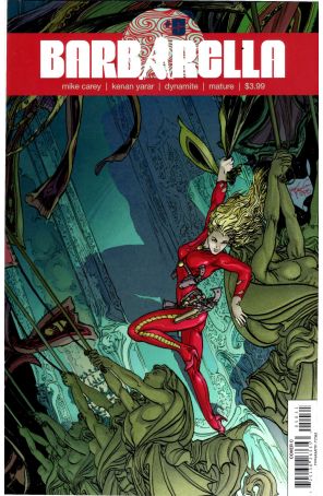 Barbarella (Dynamite) 5C published by Dynamite with cover art by Michael William Kaluta