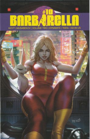 Barbarella (Dynamite, 2nd Series) 10B published by Dynamite with cover art by Derrick Chew