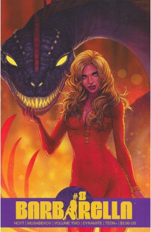 Barbarella (Dynamite, 2nd Series) 8M published by Dynamite with cover art by Madibek Musabekov