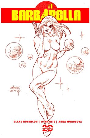 Barbarella (Vol. 4) 1T published by Dynamite with cover art by Joseph Michael Linsner