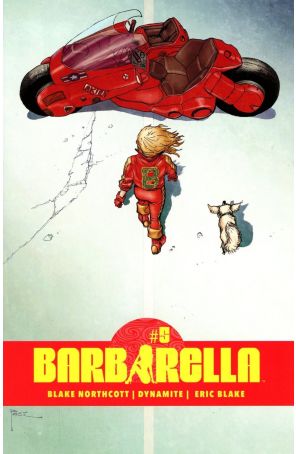 Barbarella (Vol. 4) 5C published by Dynamite with cover art by Richard Pace