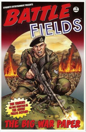 Battlefields (Vol. 2) 3 published by Dynamite with cover art by Carlos Ezquerra