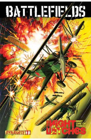 Battlefields: The Night Witches 1B published by Dynamite with cover art by Gary Leach