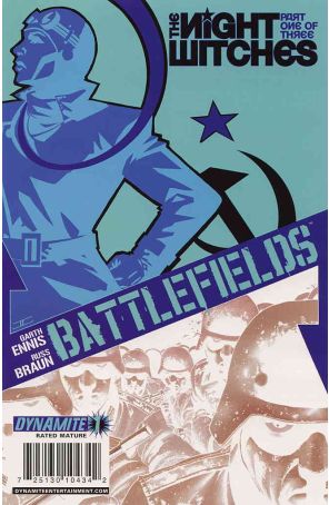 Battlefields: The Night Witches 1C published by Dynamite with cover art by John Cassaday