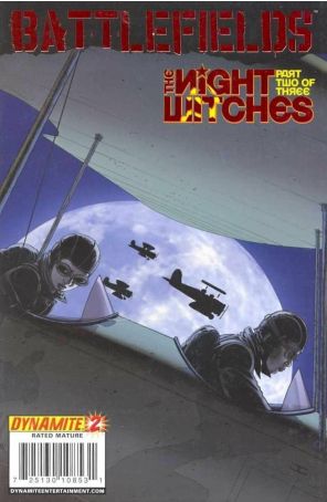 Battlefields: The Night Witches 2A published by Dynamite with cover art by John Cassaday
