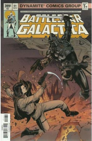 Battlestar Galactica (Classic, 4th Series) 1C published by Dynamite with cover art by Sean Chen