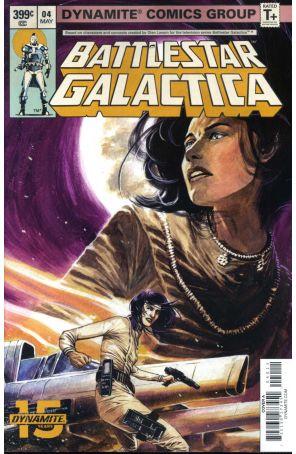 Battlestar Galactica (Classic, 4th Series) 4A published by Dynamite with cover art by Marco Rudy