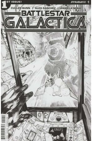 Battlestar Galactica (Classic, Vol. 3) 1E published by Dynamite with cover art by Alex Sanchez