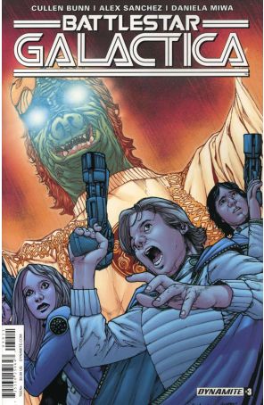 Battlestar Galactica (Classic, Vol. 3) 3A published by Dynamite with cover art by Alex Sanchez