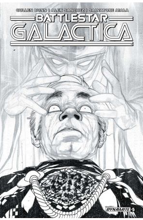 Battlestar Galactica (Classic, Vol. 3) 5C published by Dynamite with cover art by Alex Sanchez