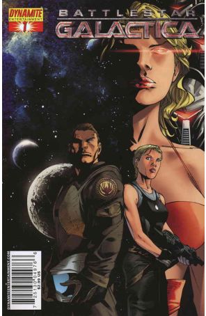 Battlestar Galactica (Dynamite) 1B published by Dynamite with cover art by Billy Tan