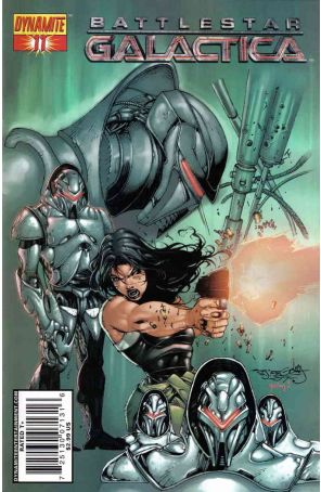 Battlestar Galactica (Dynamite) 11A published by Dynamite with cover art by Stephen Segovia