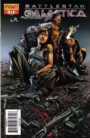 Battlestar Galactica (Dynamite) 11B published by Dynamite with cover art by Nigel Raynor