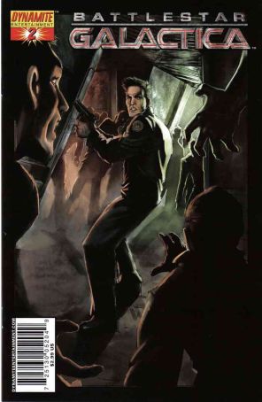 Battlestar Galactica (Dynamite) 2A published by Dynamite with cover art by Nigel Raynor