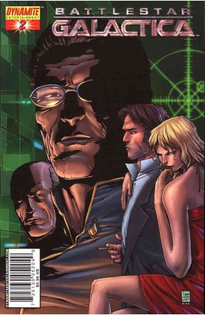 Battlestar Galactica (Dynamite) 2C published by Dynamite with cover art by Giuseppe Camuncoli