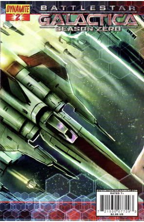 Battlestar Galactica Season Zero 2A published by Dynamite with cover art by Stjepan Sejic