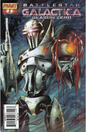 Battlestar Galactica Season Zero 2B published by Dynamite with cover art by Adriano Batista