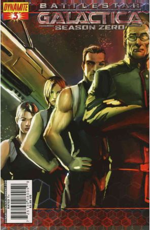 Battlestar Galactica Season Zero 3A published by Dynamite with cover art by Stjepan Sejic