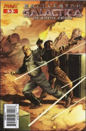 Battlestar Galactica Season Zero 5C published by Dynamite with cover art by Jackson Herbert