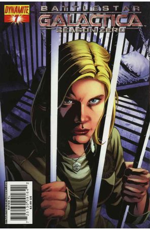 Battlestar Galactica Season Zero 7B published by Dynamite with cover art by Jackson Herbert