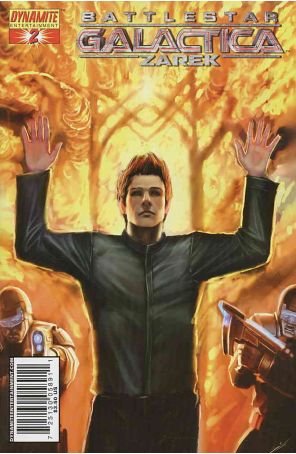 Battlestar Galactica Zarek 2A published by Dynamite with cover art by Stjepan Sejic