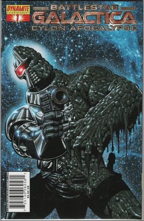 Battlestar Galactica: Cylon Apocalypse 1A published by Dynamite with cover art by Jim Starlin