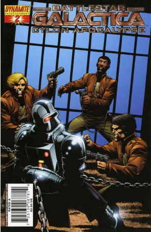 Battlestar Galactica: Cylon Apocalypse 2A published by Dynamite with cover art by Jim Starlin