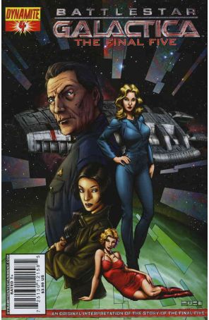 Battlestar Galactica: Final Five 4A published by Dynamite with cover art by Mel Rubi