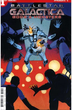 Battlestar Galactica: Gods and Monsters 1A published by Dynamite with cover art by Alec Morgan
