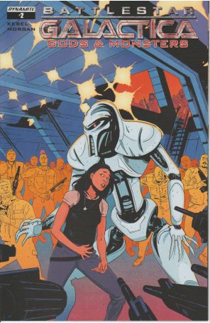 Battlestar Galactica: Gods and Monsters 2A published by Dynamite with cover art by Alec Morgan